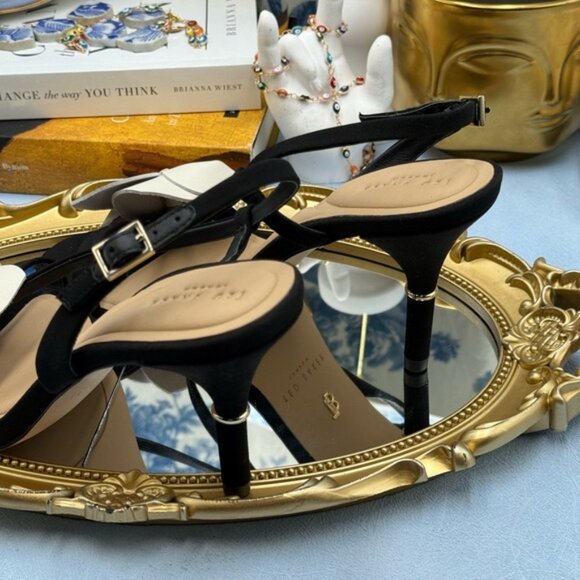 🆕 TED BAKER 🧿 NWOB ARIA ROSE Black & White Pearl Embellished Sandal, Sz US 6.5 - Picture 11 of 16